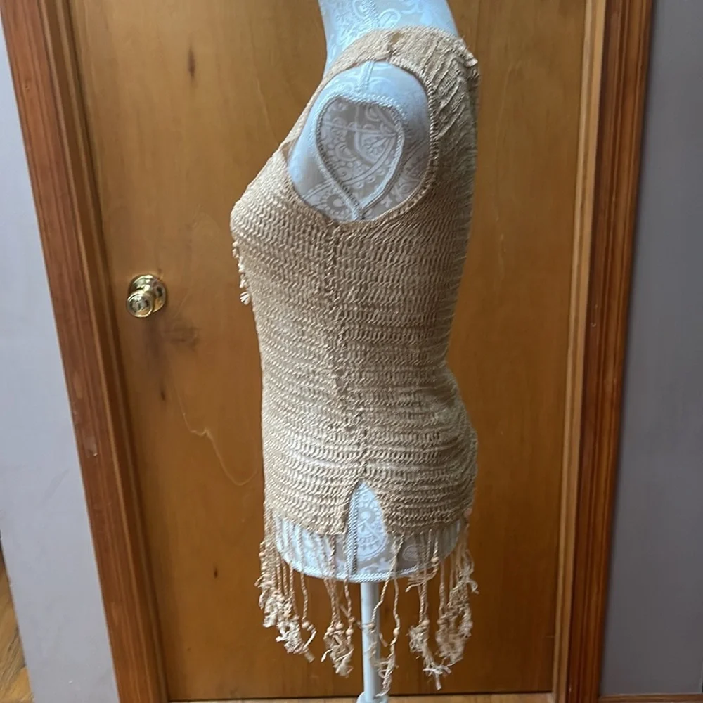 NWT!  Buffalo David Bitton crochet tank. SIze L - Picture 3 of 4